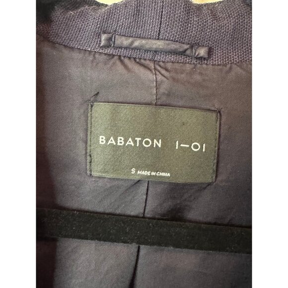 Babaton navy blue oversized vest size S - Picture 7 of 7